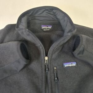 Patagonia Better Sweater Men's XXL Fair Condition Black Fleece 1/4 Jacket